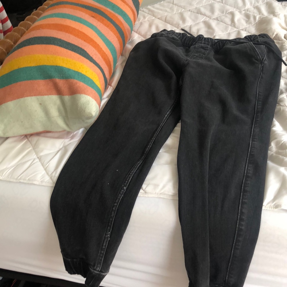 Abercrombie black jeans size S